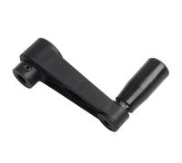 EaseSunny Mango de manivela de agujero redondo de 10 mm para maquinaria de generador, rueda de mano ergonómica de plástico con acabado gris, herramienta de bricolaje de 4.3 pulgadas (8 mm)