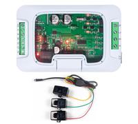 EaseSunny Medidor de energía trifásico, monitor de potencia RS485, módulo PZEM-6L24 para 380 V 100 A, kWh activo/reactivo, Modbus-RTU, automatización industrial