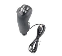 EaseSunny Palanca de cambios USB, perilla Sim Racing, accesorio de simulador de camión para Logitech G29 G923 G27 G25 TH8A, ETS2 ATS High Low Stick, pieza de repuesto de plástico duradero negro para