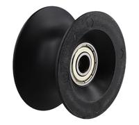 EaseSunny Polea para máquina de remo, rueda de bicicleta estática, guía de rodamiento de fitness, rodillo de acero de nailon suave, pieza de repuesto fácil de instalar para equipo de gimnasio, color