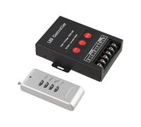EaseSunny Regulador de intensidad de tira LED RGB con control remoto, interruptor controlador de luz que cambia de color, iluminación multizona para decoración del hogar