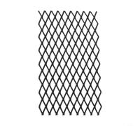 EaseSunny Rejilla de chimenea de acero con retenedor de brasas para quemadores de leña, fuego abierto, acabado negro resistente al calor, 11.8 x 7.5 pulgadas (19.1 x 30.0 cm)