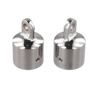 EaseSunny Tapa superior marina, accesorios para barco, extremo de ojo externo, acero inoxidable 316, a prueba de óxido, para marco superior de Bimini, yate, kayak, 2 unidades