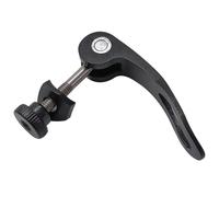 EaseSunny Tornillo de abrazadera de asiento M5 x 45 mm, tornillo de liberación rápida para tija de sillín de aleación de aluminio, negro mate para la mayoría de bicicletas