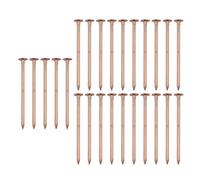 EaseSunny Uñas de cobre, uñas para matar árboles, picos de eliminación de tocones, cobre puro de 3 pulgadas para una rápida eliminación de raíces, solución de jardín no molesta, paquete de 25