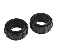 EaseSunny Uniones de clorador de sal de piscina, kit de repuesto para IntelliChlor IC20 IC40 IC60 IC80, 520595 piezas de unión con juntas tóricas, conectores de plástico negro para mantenimiento de