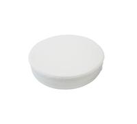 Eashaoo Paquete de 1/2 cojines redondos de espuma de cuero para silla, impermeable, antideslizante, para cocina, comedor, bar, taburete de jardín, tapete de sofá/cojín de suelo con funda desmontable