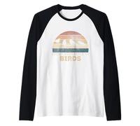 Easily Distracted by Birds Distressed Funny Bird Birds Lover Camiseta Manga Raglan