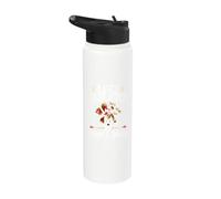 Easily Distracted by Dogs and Teeth Dental Hygienist Student Stainless Steel Insulated Water Bottle
