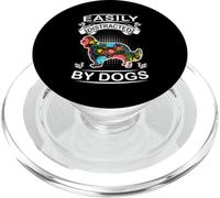 Easily Distracted by Dogs Cavalier Dog Lovers PopSockets PopGrip para MagSafe