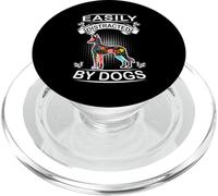 Easily Distracted by Dogs Pharaoh Hound Funny Dog Lover PopSockets PopGrip para MagSafe