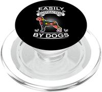 Easily Distracted by Dogs Rottweiler Funny Dog Lover PopSockets PopGrip para MagSafe