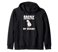 Easily Distracted By Ducks Funny Duck Lover Men Women Kids Sudadera con Capucha