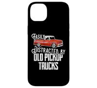 Easily Distracted by Old Pickup Trucks Men Women Funny Truck Carcasa para iPhone 14 Plus