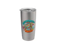 Easily Distracted By Turtles Cute Funny Sea Turtle Lover Vaso térmico de acero inoxidable de doble pared