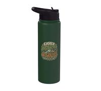 Easily Distracted By Wildlife Nature Lover Hiking Outdoor Stainless Steel Insulated Water Bottle