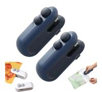 Easilyous Bag Sealer, Easily Ous Mini Sealing Machine, Easily Yous 2-in-1 USB-C Rechargeable Snack Bag Sealer, Mini Sealers Small Household Hand Pressure Sealers (Blue * 2 Pcs)