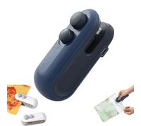 Easilyous Bag Sealer, Easily Ous Mini Sealing Machine, Easily Yous 2-in-1 USB-C Rechargeable Snack Bag Sealer, Mini Sealers Small Household Hand Pressure Sealers (Blue)