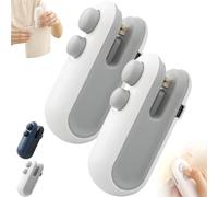 Easilyous Sealing Machine, Home Sealing Machine, Mini Bag Sealer, Mini Sealer Small Household Hand Pressure Sealers, For Plastic Snack Bags Freshness (White*2)