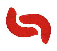 Easnea 1 par de protectores de cuchillas de hockey para patines de hockey, patines artísticos y patines de hielo, protectores de patinaje sobre hielo, color rojo, S