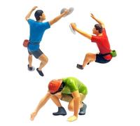 Easnea Miniatura Escalada Deportiva Escalada Personas Figura 1:64 Mini Escalada Figuras Micro Paisaje Diorama Decoración para Proyectos DIY - 3 Unidades