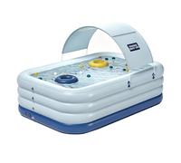 Easnuroz Piscinas Hinchables Piscina Hinchable Exterior para Adultos con Toldo(300 * 180 * 68cm)