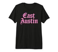 East Austin Texas 512 737 Activismo artístico Mexicano Americano Rosa Camiseta Premium