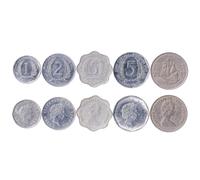 East Caribbean States 5 Mixed Coins | 1 to 25 Cents | Eastern Caribbean Currency Since 1966