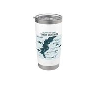 East Coast Shark Sightings Cool Map Vaso térmico de acero inoxidable de doble pared