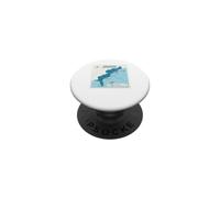 East Coast Shark Sightings Map PopSockets PopGrip Adhesivo