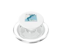 East Coast Shark Sightings Map PopSockets PopGrip para MagSafe