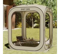EAST OAK Tienda de campaña de Pantalla emergente, toldo portátil para habitación, Tienda de campaña instantánea de 6 x 6 pies con Bolsa de Transporte para Patio, Patio Trasero, terraza y Actividades