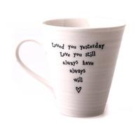 East of India Loved You Yesterday - taza de porcelana