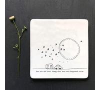 East of India Posavasos cuadrado de porcelana, recuerdo - Lo mejor