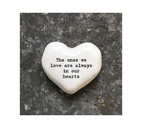 East of India Token de corazón blanco - Unos que amamos