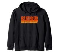 East Rutherford, New Jersey Estilo Retro 80 Sudadera con Capucha