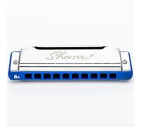 EAST TOP Armónica Blues mejorada clave de C, órgano de boca profesional, 10 agujeros, 20 tonos, T009 2.0, armónica diatónica Shonrry para todos los niveles, azul