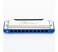 EAST TOP Armónica Blues mejorada clave de C, órgano de boca profesional, 10 agujeros, 20 tonos, T009 2.0, armónica diatónica Shonrry para todos los niveles, azul