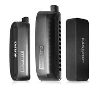 EAST TOP ET12 Armónica cromática en B para adultos y profesionales, diseño único moderno, revestimiento negro