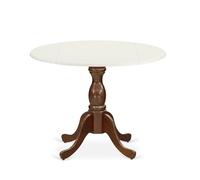 East West Furniture DST-LMA-TP Dublin - Mesa de comedor redonda con base de pedestal, 42 x 42 pulgadas, multicolor