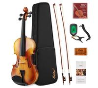 Eastar EVA-330 4/4 Solid Wood Violin Set With Two Bow