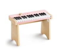 Eastar KIDO Teclado Piano Infantil de 32 Teclas con Soporte, Piano Digital para Niños, Instrumento Musical Educativo, Rosa Claro