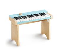 Eastar KIDO Teclado Piano Infantil de 32 Teclas con Soporte, Piano Digital para Niños, Instrumento Musical Educativo, Azul Claro