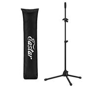 Eastar Soporte para trombón tenor/bajo, resistente, portátil, ajustable, con bolsa de transporte, negro, EST-002