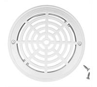 Eastbuy Cubierta de drenaje Rejilla Sumidero Tapa Depuradora Piscina de Plástico con Tornillos Accesorio de Repuesto