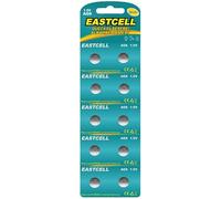 EASTCELL Pilas alcalinas AG6 LR920 de 1,5 V, 32 mAh, 10 unidades para relojes