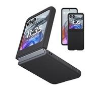 Eastcoo Funda delgada para Motorola Moto Razr 2025/2024, [parte trasera de policarbonato duro] [sensación esmerilada] [soporte de carga inalámbrica] Funda ligera a prueba de golpes para Moto Razr 60