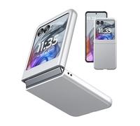 Eastcoo Funda delgada para Motorola Moto Razr 2025/2024, [parte trasera de policarbonato duro] [sensación esmerilada] [soporte de carga inalámbrica] Funda ligera a prueba de golpes para Moto Razr 60