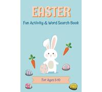 Easter Activities & Word Search: For kids | 6x9 inch book, 60 pages | Cool Basket Stuffer Idea | Coloring, Puzzles, Mazes, & More