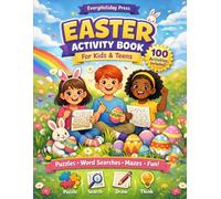 Easter Activity Book for kids & teens: Puzzle Book with Mazes, Word Searches & Sudoku, Spring Activity Book, Brain Games, Holiday Fun
